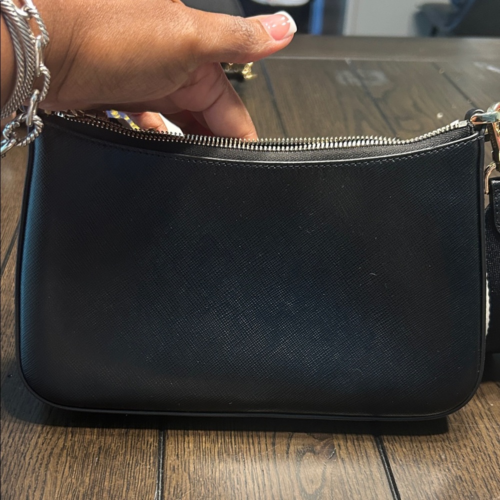 Kate Spade Black and Brown Animal Print Crossbody Bag - Picture 4 of 5
